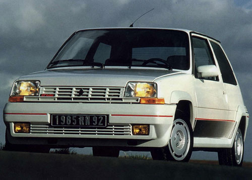 Les pages RENAULT 5 GT Turbo